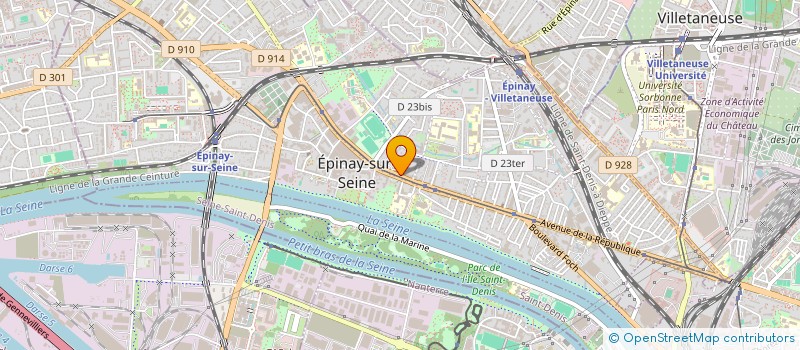 localisation de l'entreprise SCI ARMELLE à EPINAY-SUR-SEINE