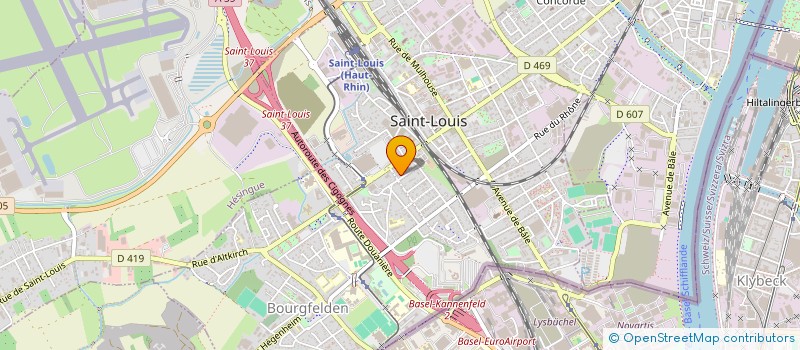 localisation de l'entreprise SCI ARMELLE  SAINT-LOUIS