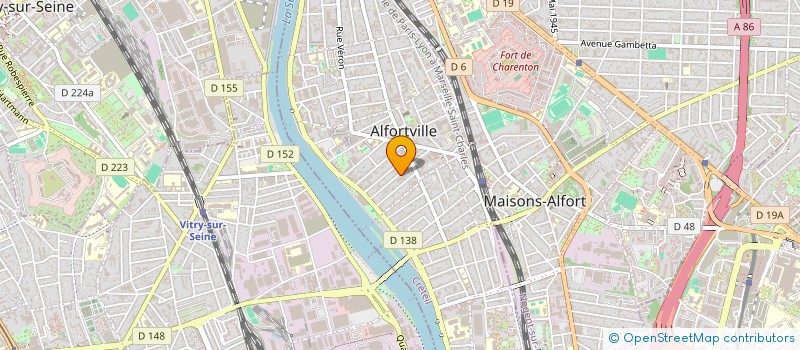 localisation de l'entreprise SCI ARMEN à ALFORTVILLE