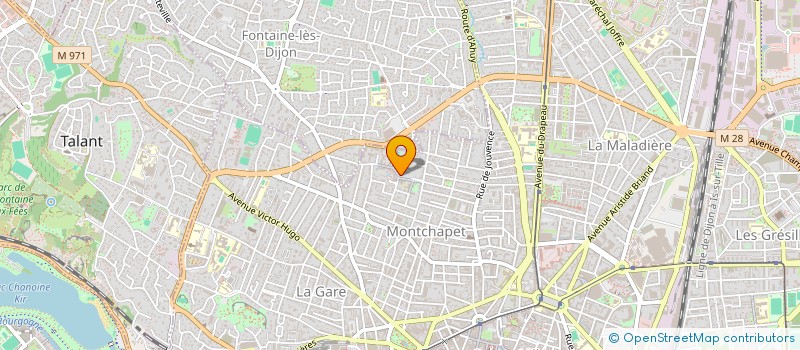 localisation de l'entreprise SCI ARMENCEAU à DIJON