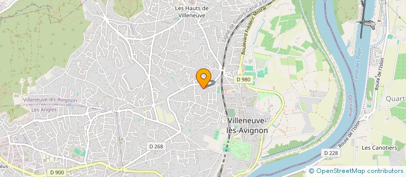 localisation de l'entreprise SCI ARMENE  VILLENEUVE-LES-AVIGNON