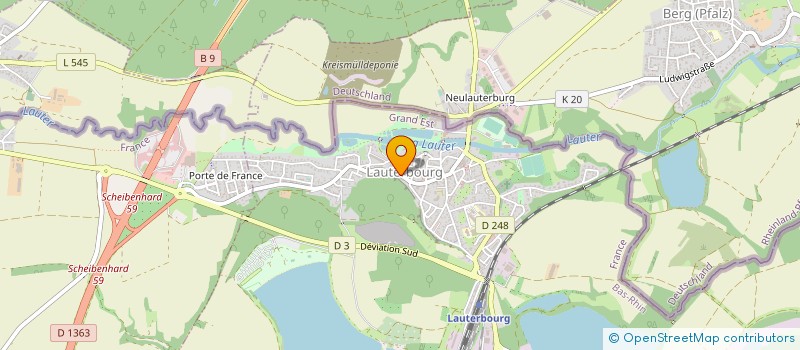 localisation de l'entreprise SCI ARMENIE  LAUTERBOURG