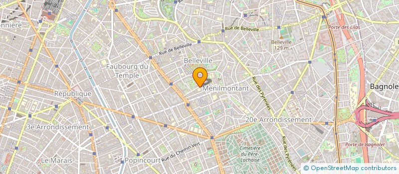 localisation de l'entreprise SCI ARMENTIERES  PARIS