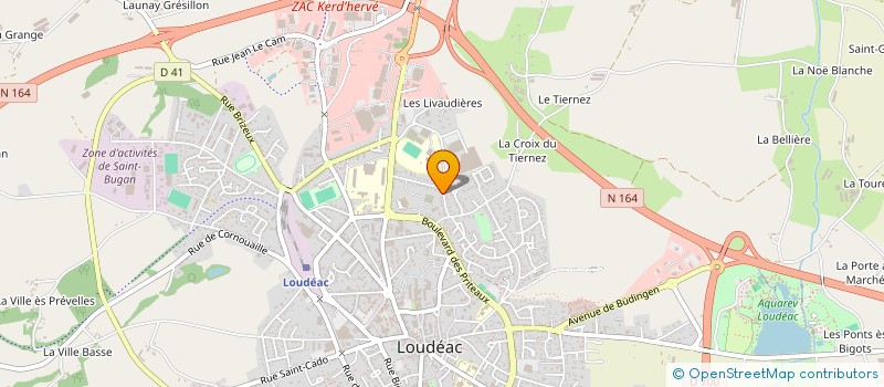 localisation de l'entreprise SCI ARMI à LOUDEAC