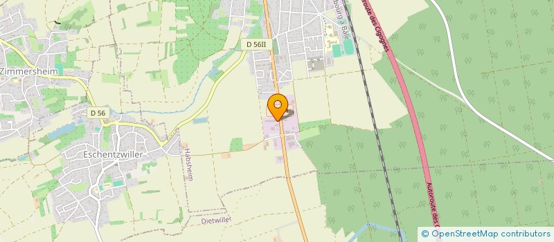 localisation de l'entreprise SCI ARMI  HABSHEIM