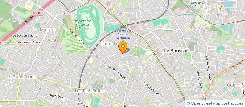 localisation de l'entreprise SCI ARMILOTTE  LE BOUSCAT