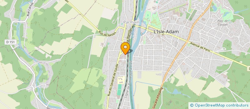 localisation de l'entreprise SCI ARMINS  AVON