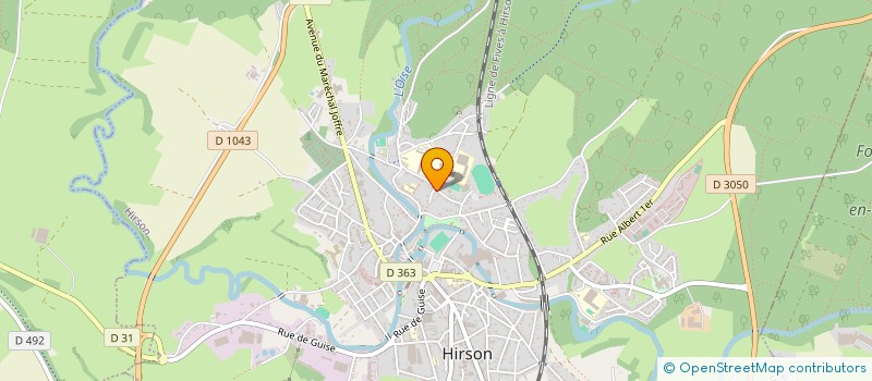 localisation de l'entreprise SCI ARMISE-TRAMOP  HIRSON