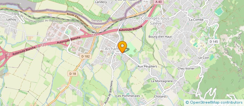 localisation de l'entreprise SCI ARMIV  ARCHAMPS