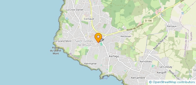 localisation de l'entreprise SCI ARMOER  SAINT-GILDAS-DE-RHUYS