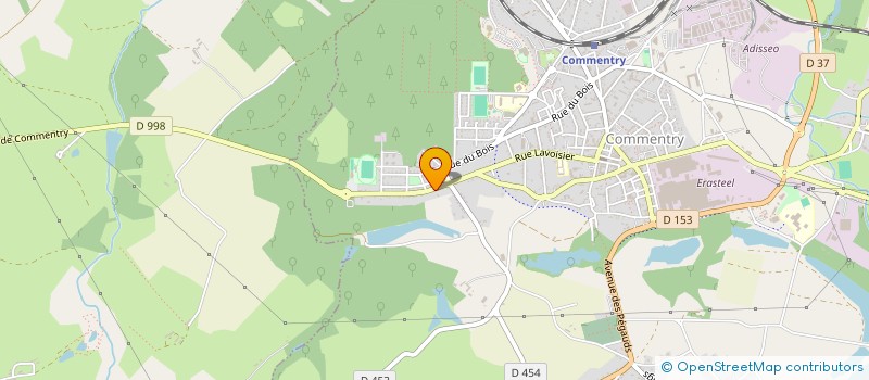 localisation de l'entreprise SCI ARMONI  COMMENTRY