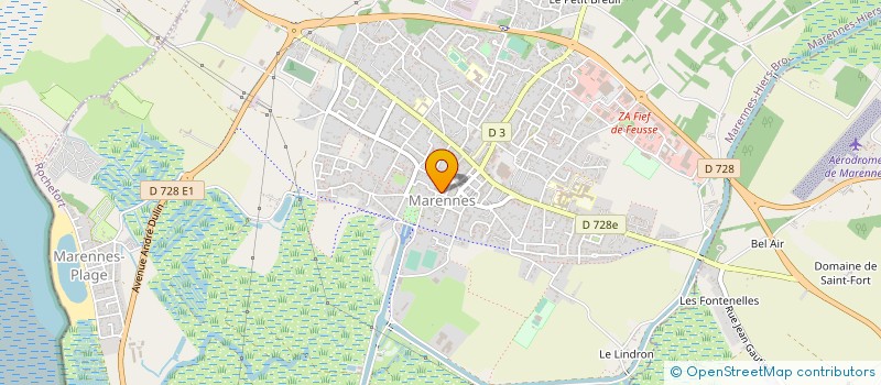 localisation de l'entreprise SCI ARMONIC  MARENNES-HIERS-BROUAGE