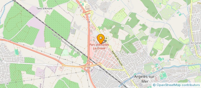 localisation de l'entreprise SCI ARMONY  ARGELES-SUR-MER
