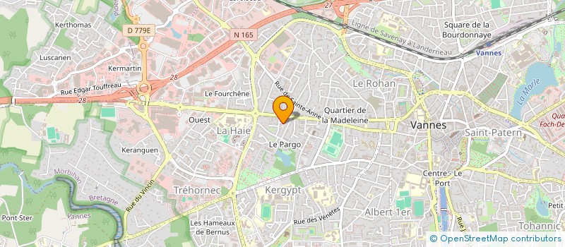 localisation de l'entreprise SCI ARMOR à VANNES