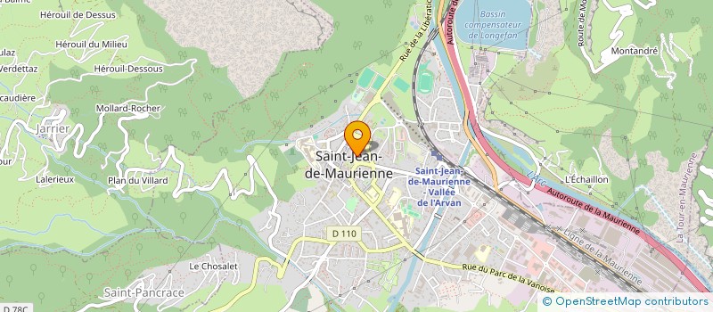 localisation de l'entreprise SCI ARMOR  SAINT-JEAN-DE-MAURIENNE