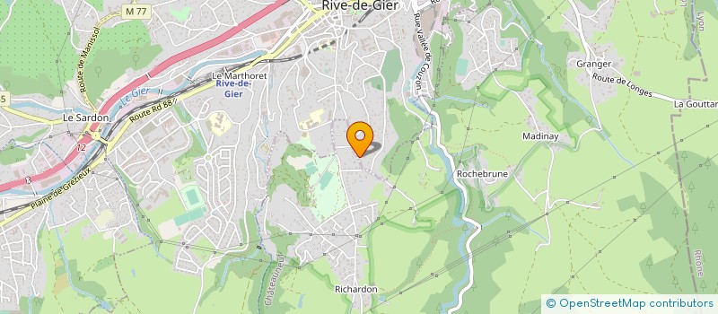 localisation de l'entreprise SCI ARMOR  RIVE-DE-GIER