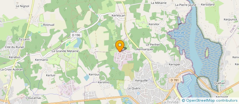 localisation de l'entreprise SCI ARMOR  LA TRINITE-SUR-MER