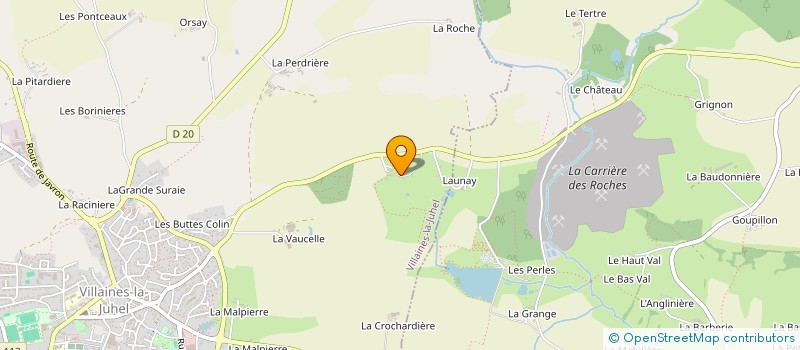 localisation de l'entreprise SCI ARMOR  VILLAINES LA JUHEL