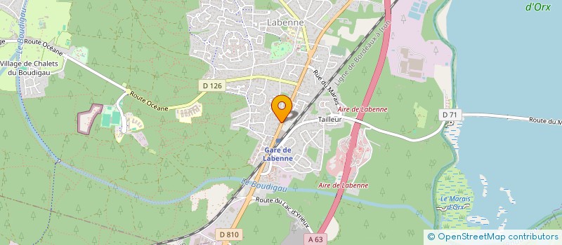 localisation de l'entreprise SCI ARMOR à LABENNE