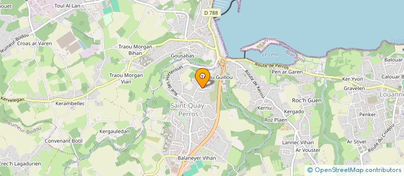 localisation de l'entreprise SCI ARMOR  SAINT-QUAY-PERROS