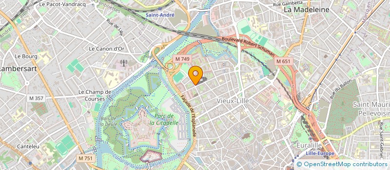 localisation de l'entreprise SCI ARMOR à LILLE