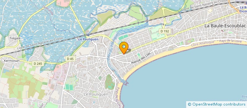 localisation de l'entreprise SCI ARMOR ANTIQUE à LA BAULE-ESCOUBLAC