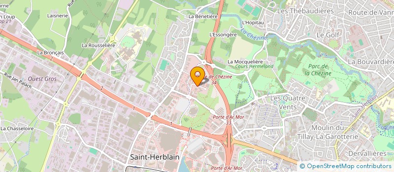 localisation de l'entreprise SCI ARMOR BATIMENT  SAINT-HERBLAIN