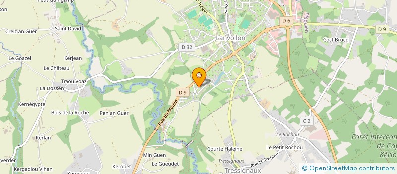 localisation de l'entreprise SCI ARMOR INVEST  LANVOLLON