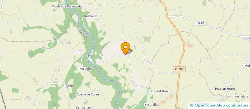 localisation de l'entreprise SCI ARMOR OCEANE  PLOEZAL