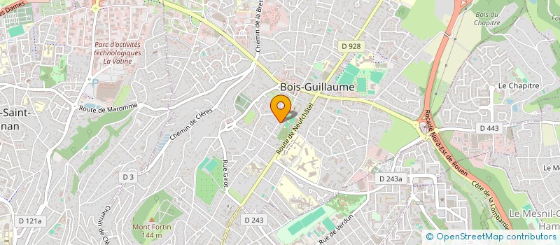 localisation de l'entreprise SCI ARMOREDILE à BOIS-GUILLAUME