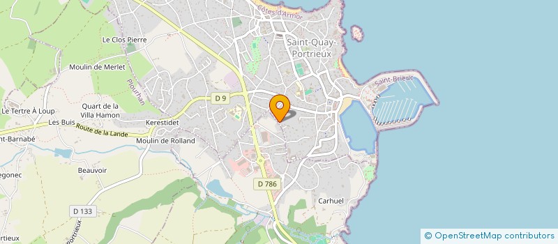 localisation de l'entreprise SCI ARMORICA  SAINT-QUAY-PORTRIEUX