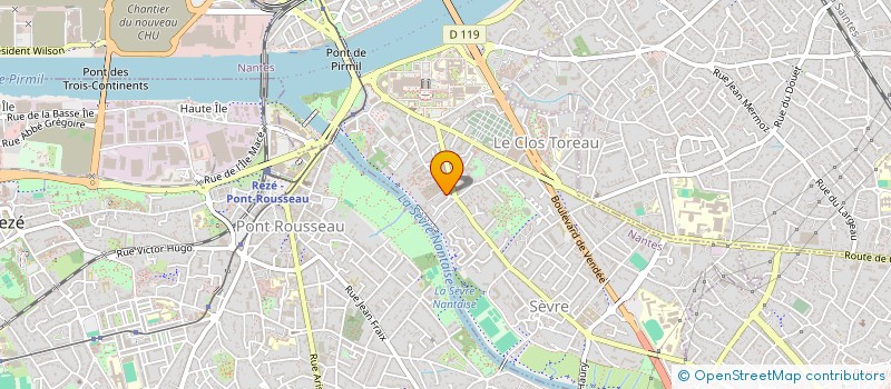 localisation de l'entreprise SCI ARMORICAINE à NANTES