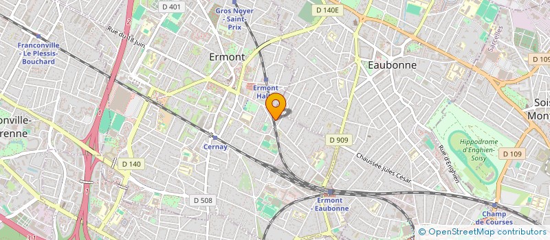 localisation de l'entreprise SCI ARMUNIA à ERMONT