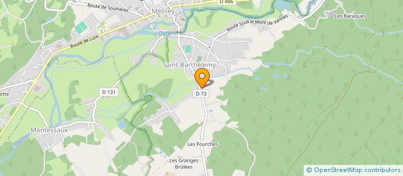 localisation de l'entreprise SCI ARMURERIE BRUNOL  MELISEY