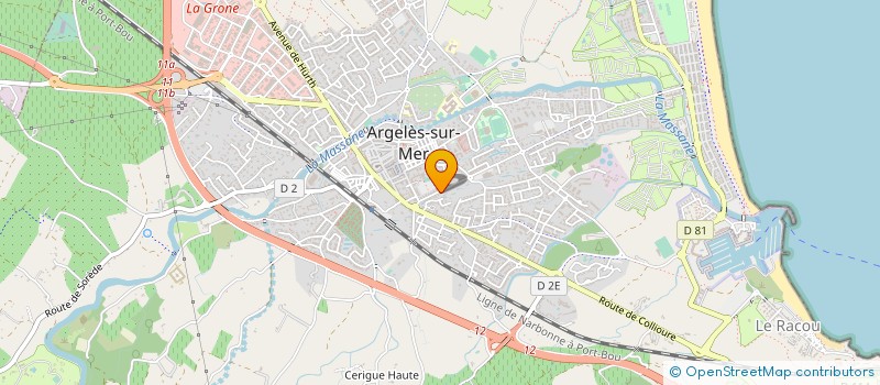 localisation de l'entreprise SCI ARMY  ARGELES-SUR-MER