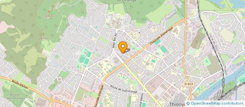 localisation de l'entreprise SCI ARN à THIONVILLE