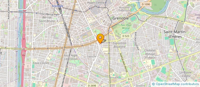 localisation de l'entreprise SCI ARN à GRENOBLE