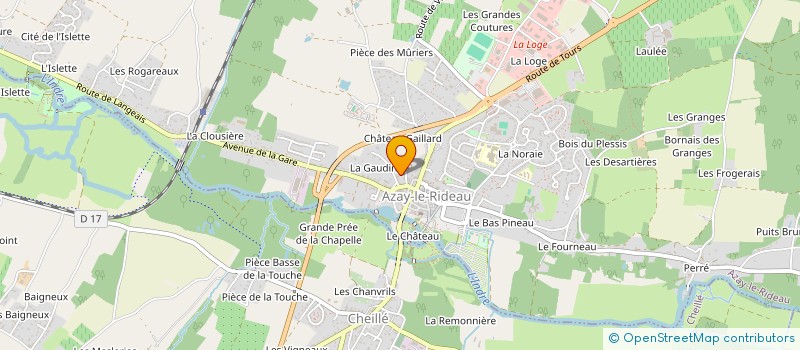localisation de l'entreprise SCI ARNA à AZAY-LE-RIDEAU