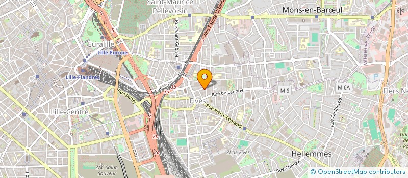 localisation de l'entreprise SCI ARNALSTEEN-CALLAERT à LILLE