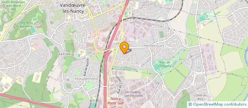 localisation de l'entreprise SCI ARNANCINE  HEILLECOURT