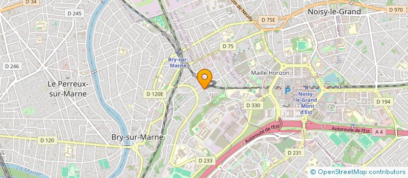 localisation de l'entreprise SCI ARNAS  BRY-SUR-MARNE
