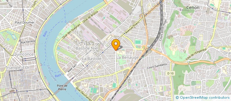 localisation de l'entreprise SCI ARNAUD 1  BORDEAUX