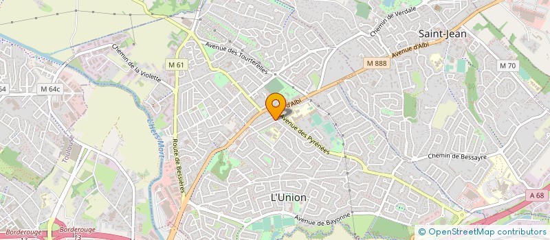 localisation de l'entreprise SCI ARNAUD à L'UNION
