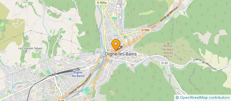 localisation de l'entreprise SCI ARNAUD à DIGNE-LES-BAINS
