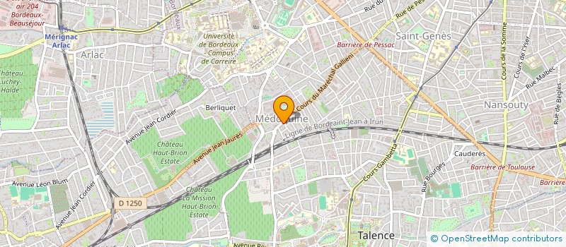 localisation de l'entreprise SCI ARNAUD  TALENCE