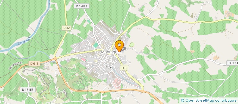 localisation de l'entreprise SCI ARNAUD  MONTAGNAC