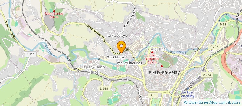 localisation de l'entreprise SCI ARNAUD  ESPALY-SAINT-MARCEL