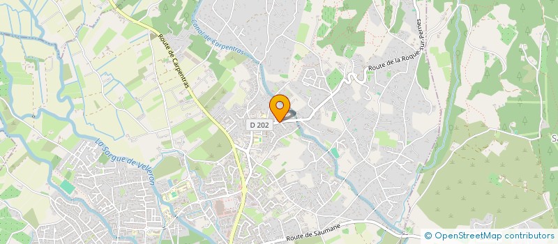 localisation de l'entreprise SCI ARNAUD CIGALIERE  L ISLE SUR LA SORGUE