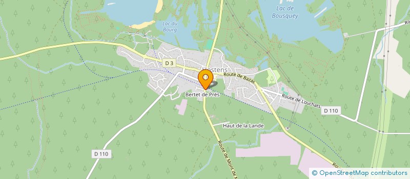 localisation de l'entreprise SCI ARNAUD ET AXEL  HOSTENS