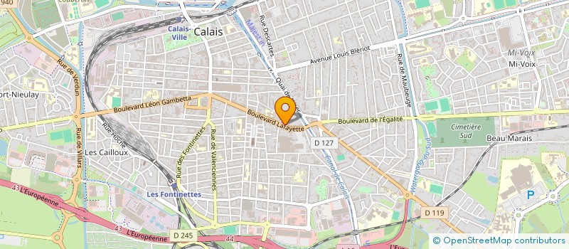 localisation de l'entreprise SCI ARNAUD JEAN-CHARLES  CALAIS